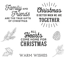 Load image into Gallery viewer, Spellbinders Holiday Tis the Season, Be Merry Dancing Gnome, Shopping Spree, Bottle Brush Trees, Special Delivery Car, Christmas Blooms, Embossing Folder
