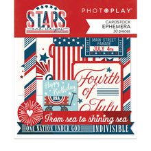 Load image into Gallery viewer, Photoplay STARS and SRIPES 12 x12 Collection Kit, Ephemera

