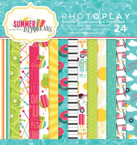 Photoplay SUMMER DREAMS 6 x 6 Paper Pad, Ephemera
