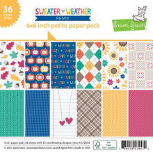 Load image into Gallery viewer, LAWN FAWN Paper- Sweater Weather, All the Dots, Let it Shine Starry Night, Knit Picky, Flower Market, Let it Shine Snowflakes

