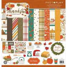 Load image into Gallery viewer, Photoplay THANKFUL 12x12 Collection Kit, Card Kit, 6x6 and Ephemera
