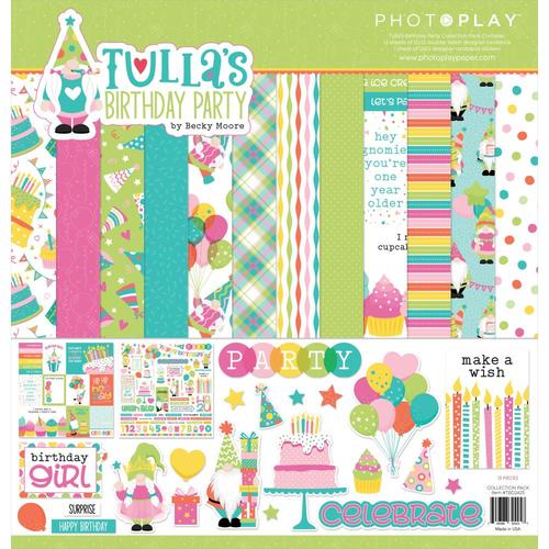 Photoplay Tulla's Birthday Party 12 x 12 Collection Pack, Element Paper