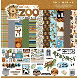 Photoplay A Walk on the Wild Side 12 x 12 Collection Kit, We Bought a Zoo Ephemera
