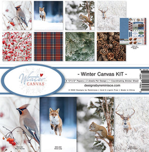 Reminisce WINTER CANVAS Collection Kit