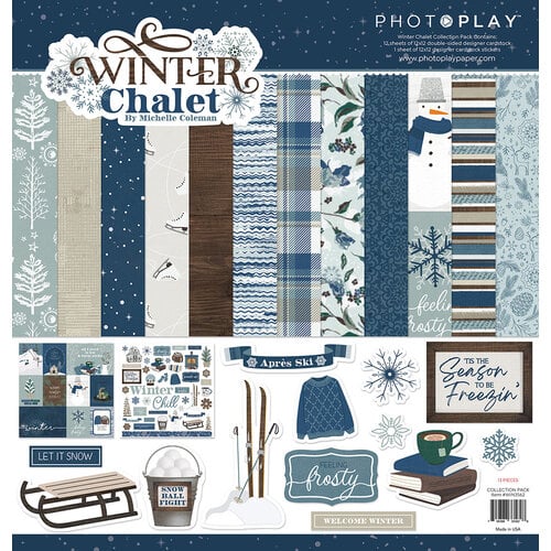 Photoplay WINTER CHALET Collection Kit, Ephemera