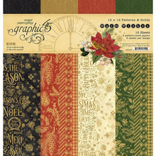 Load image into Gallery viewer, Graphic 45 Warm Wishes Collection Kit, Patterns &amp; Solids
