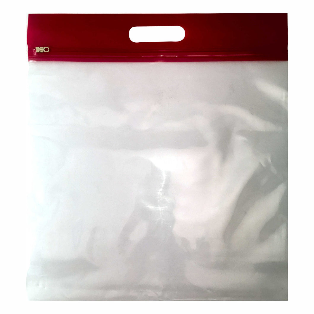 Zip a file Storage Bags with Handle 14x 13 Set of 3 bags